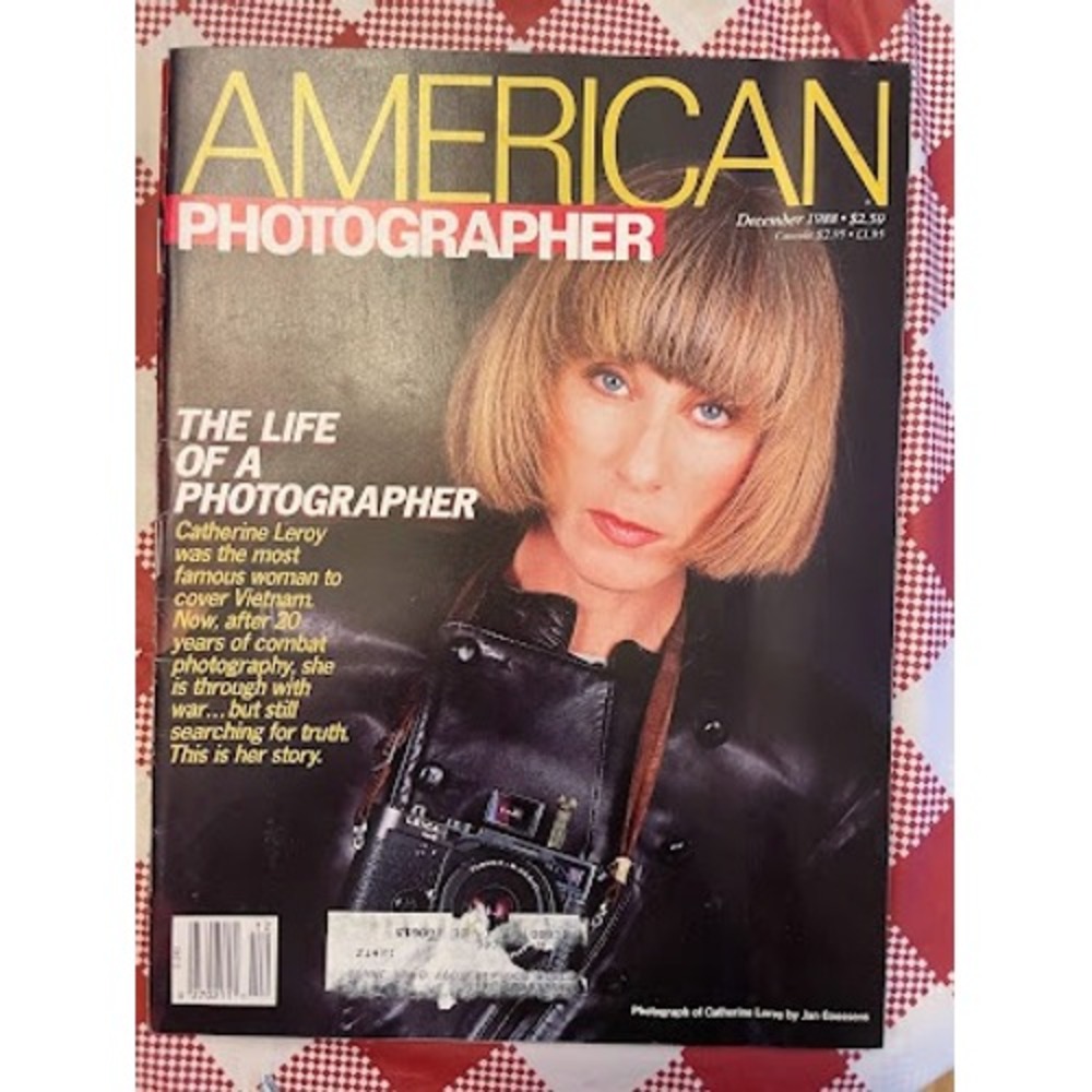 American Photographer Magazine December 1988 Catherine Leroy Vietnam War Cover